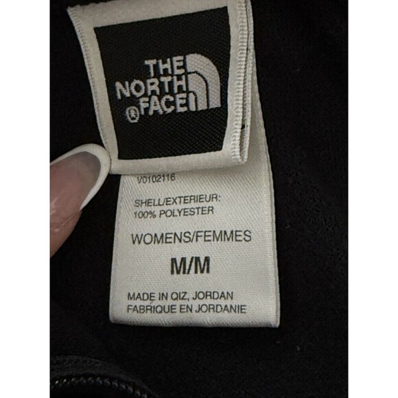 The North Face Women’s Quarter Zip Up Jacket Pullover Longsleeve Black Medium - Picture 11 of 12